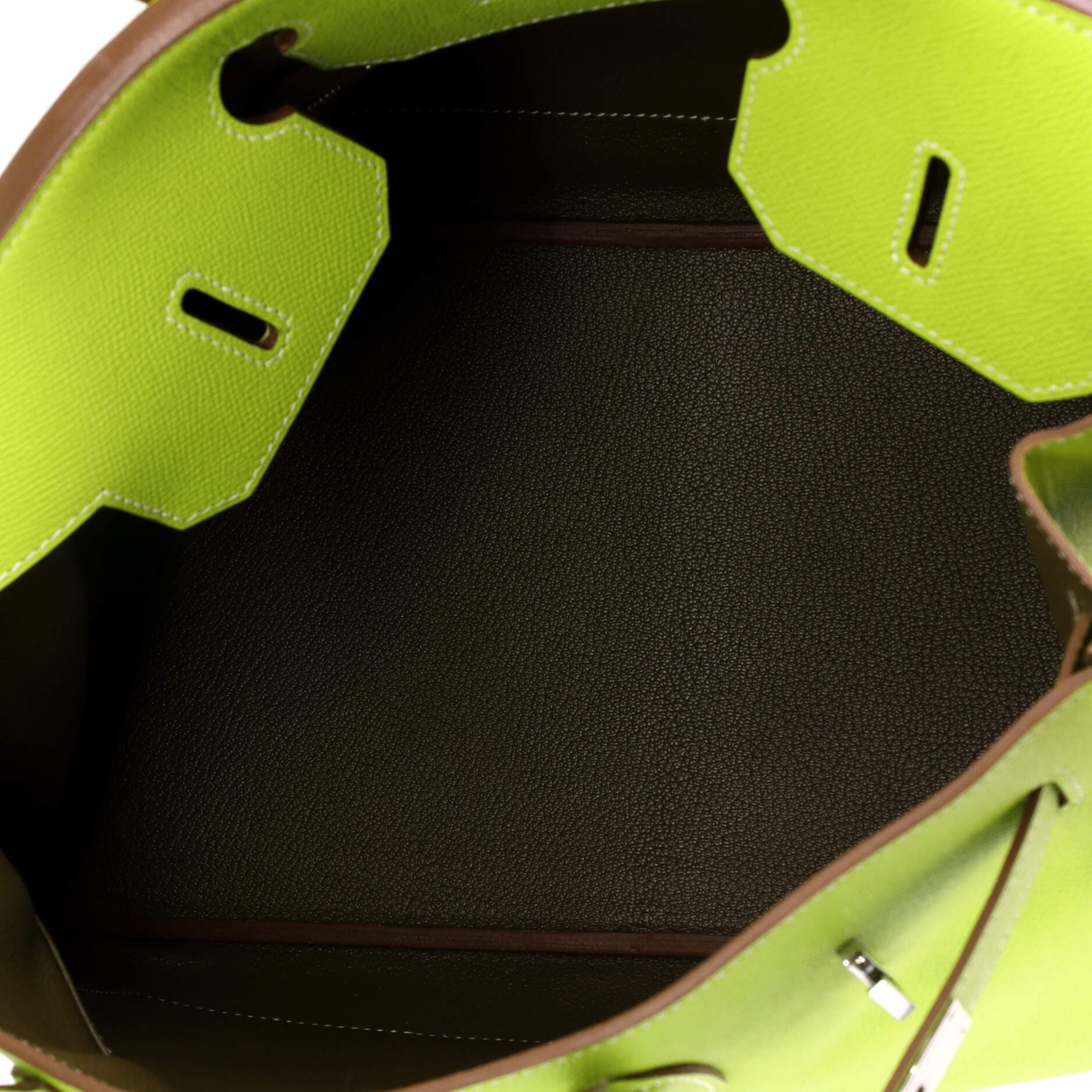 Pre-Owned Hermes Candy Birkin Bag Epsom 35, Alternate, color, Candy-Kiwi/Lichen