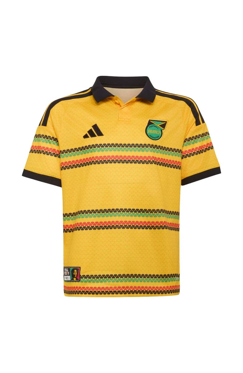adidas Youth adidas Yellow Jamaica National Team 2026 Replica Jersey, Alternate, color, Yellow