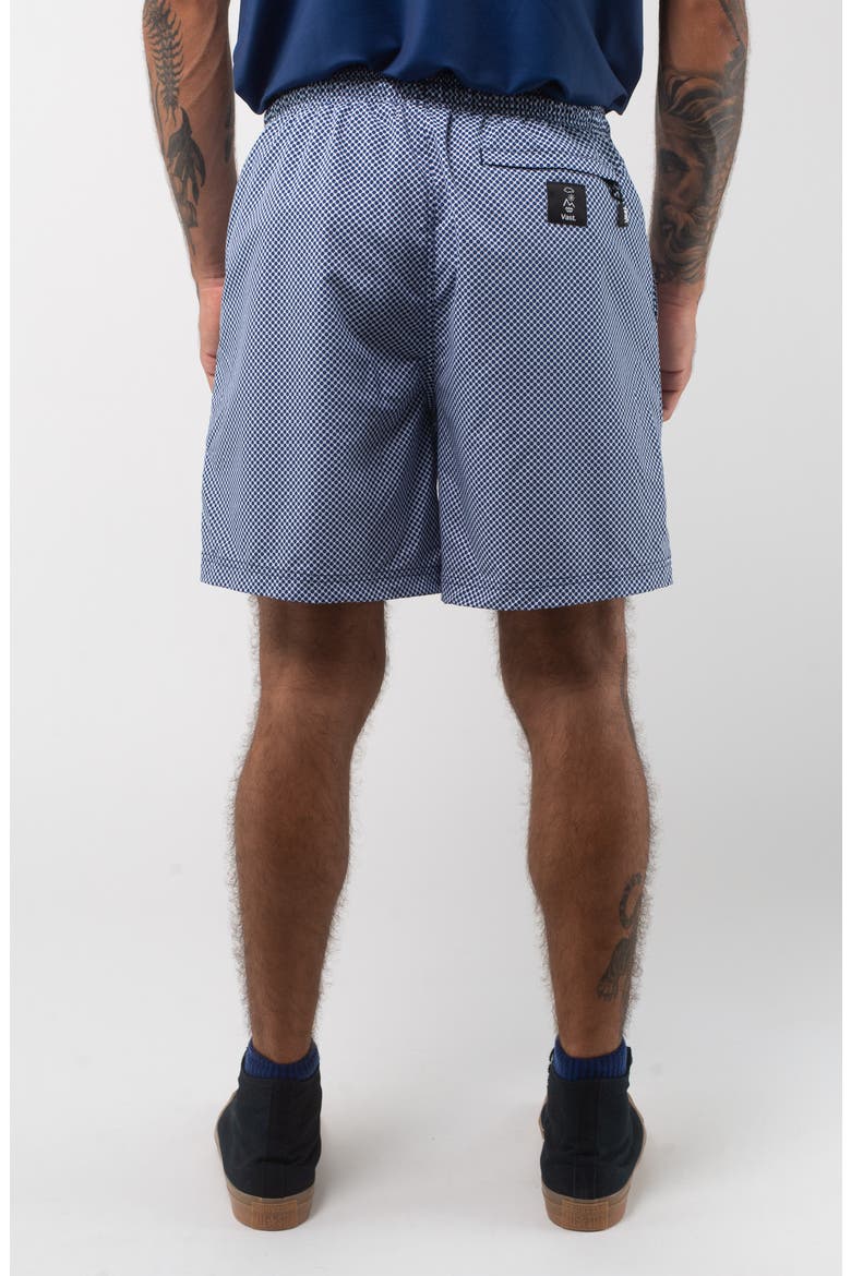 Micro Polka Dot Volley Shorts, Alternate, color, NAVY