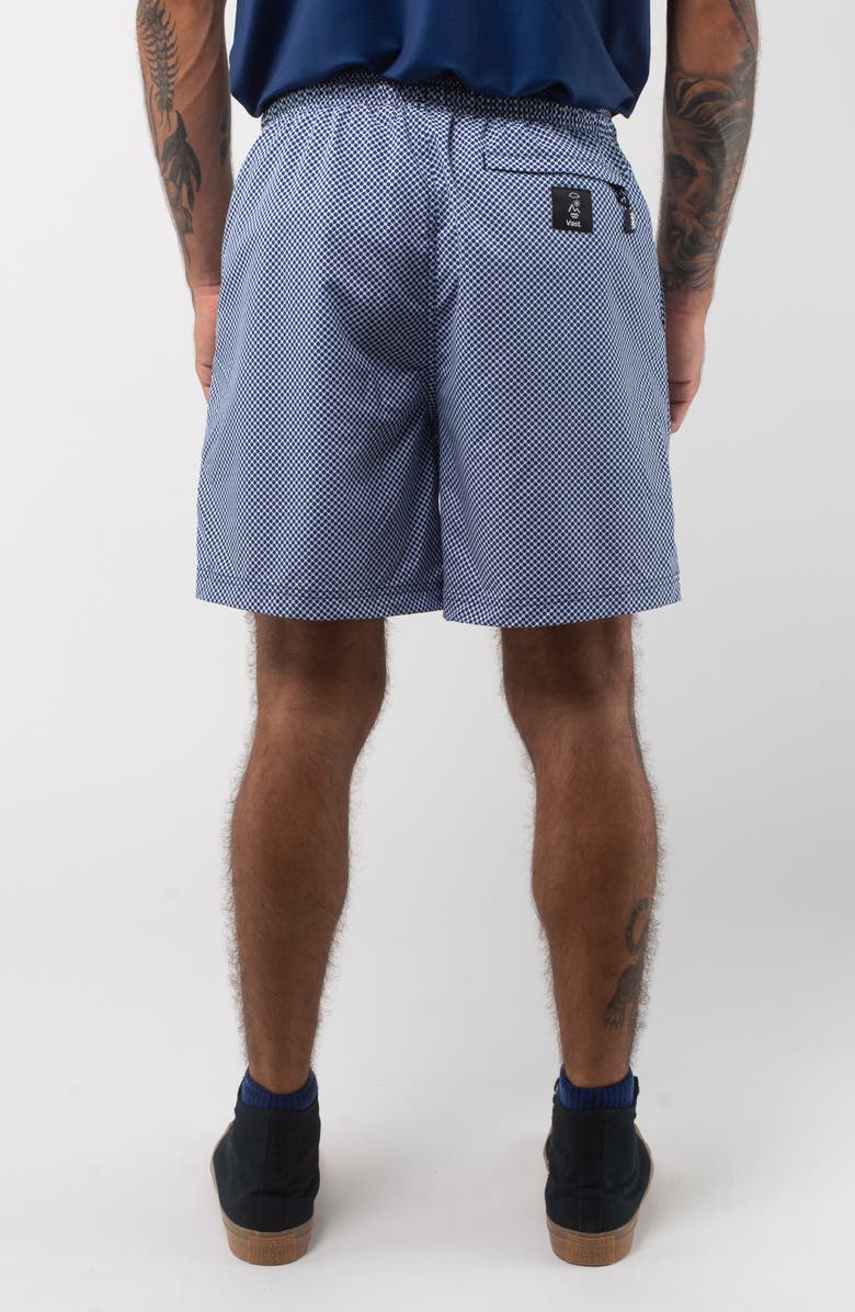 VAST Micro Polka Dot Volley Shorts, Alternate, color, Navy