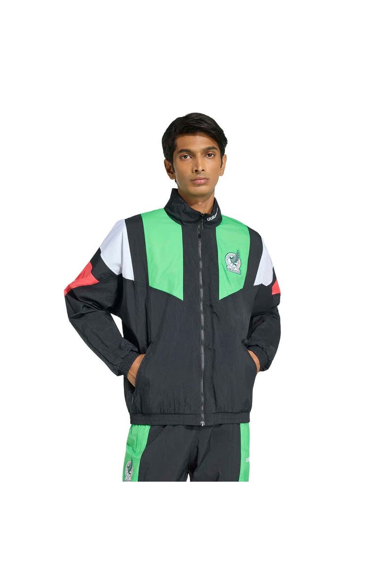 Men's adidas  Black Mexico National Team EQT Full-Zip Track Top, Main, color, Black