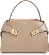 FERRAGAMO Extra Small Hug Leather Top Handle Bag