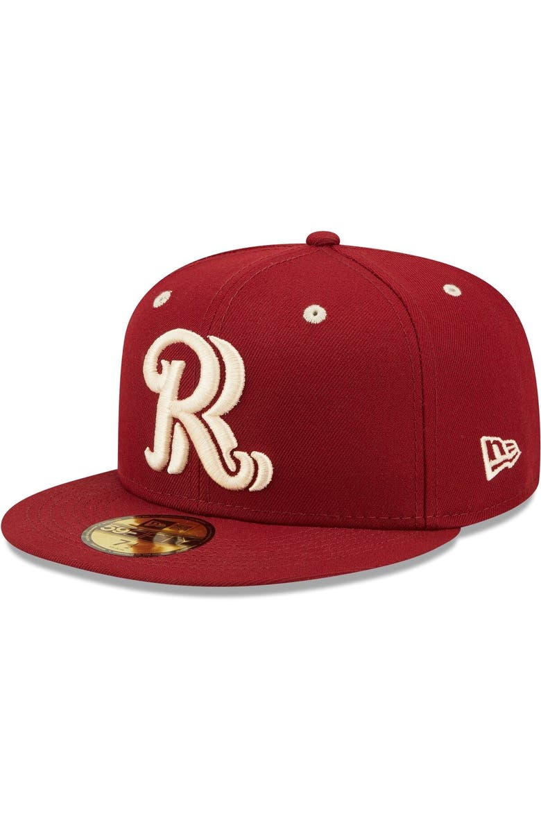 New Era Men's New Era Red Frisco RoughRiders Authentic Collection Team Game 59FIFTY Fitted Hat, Alternate, color,