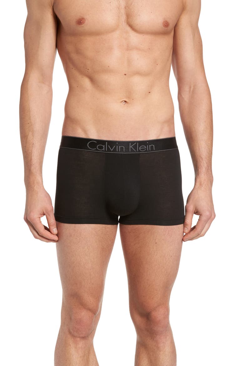Modern Stretch Modal Trunks, Main, color, BLACK