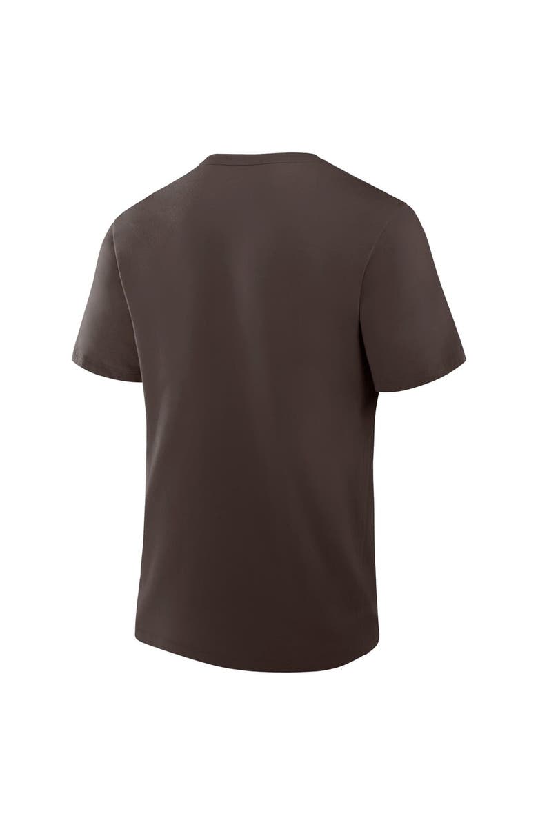 FANATICS Men's Fanatics Brown Cleveland Browns Option Route Legacy T-Shirt, Alternate, color, Brown