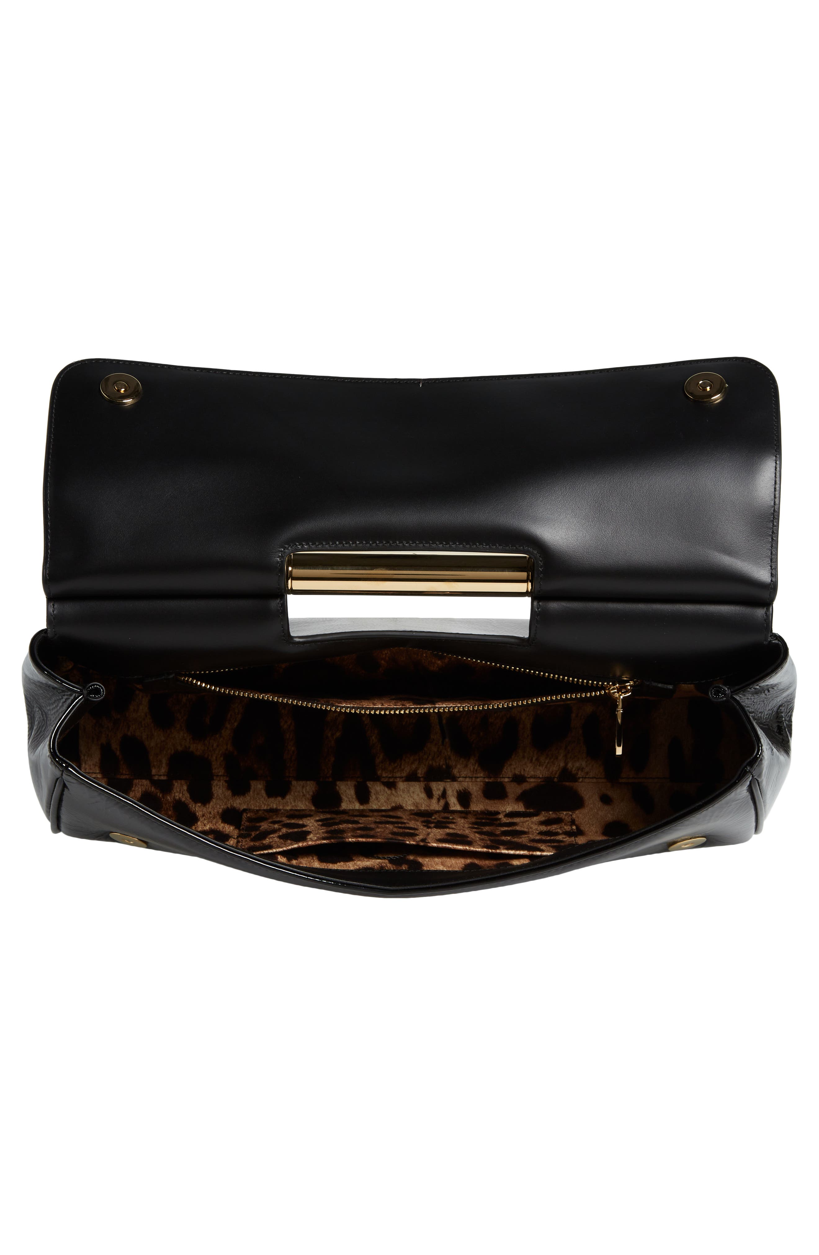 Dolce&Gabbana Large Sicily Clutch Handbag, Alternate, color, 