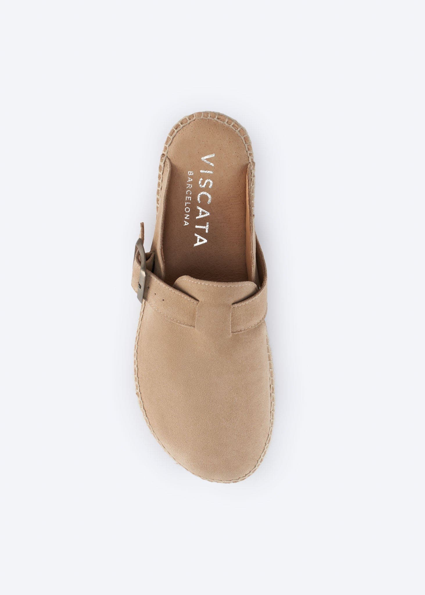 VISCATA Menuda Suede Espadrille Clogs, Alternate, color, Camel