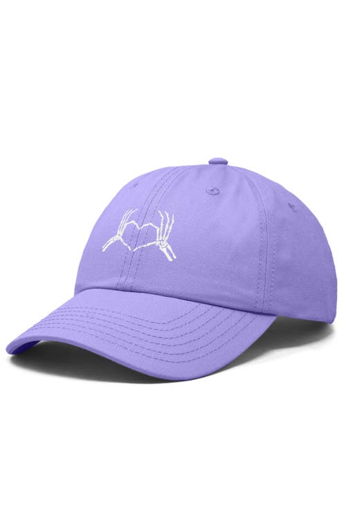 DALIX DALIX SKELETON HEART EMBROIDERED DAD HAT