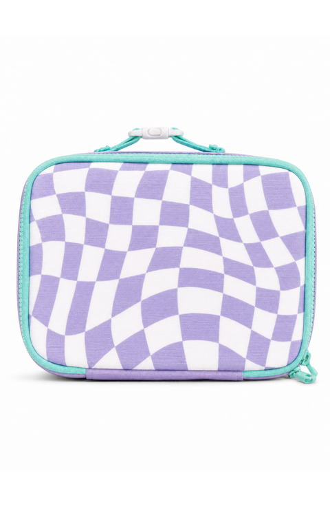 Kids' Checker Canvas Lunchbox