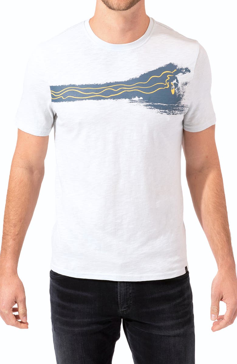 Threads 4 Thought Surfer Chest Stripe Organic Cotton Graphic Tee, Main, color,