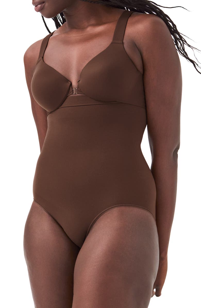 SPANX<sup>®</sup> SPANXsculpt<sup>™</sup> Seamless Power High-Waisted Brief, Main, color, Chestnut Brown
