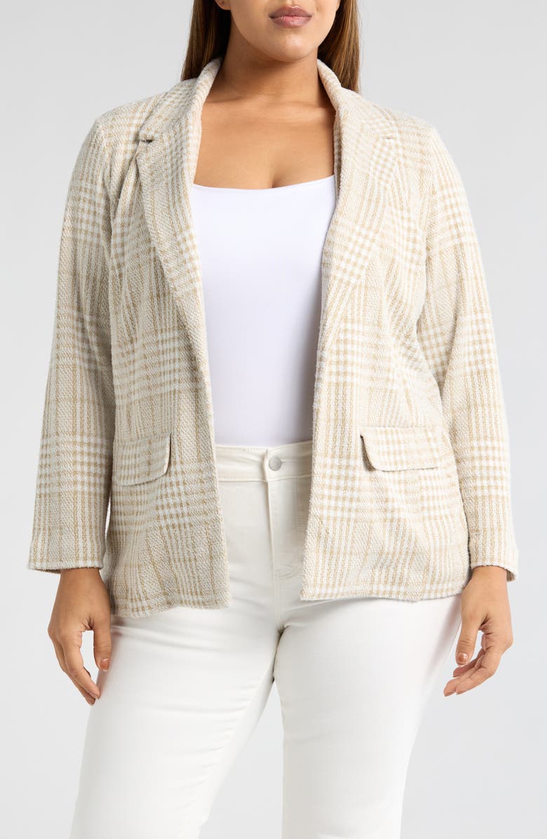 Liverpool Los Angeles Plaid Boyfriend Blazer, Main, color,