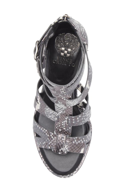 Vince Camuto Frenton Buckle Sandal In Animal Print
