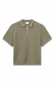 Moment Half Zip Organic Cotton Polo Sweater