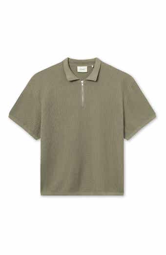 Moment Half Zip Organic Cotton Polo Sweater