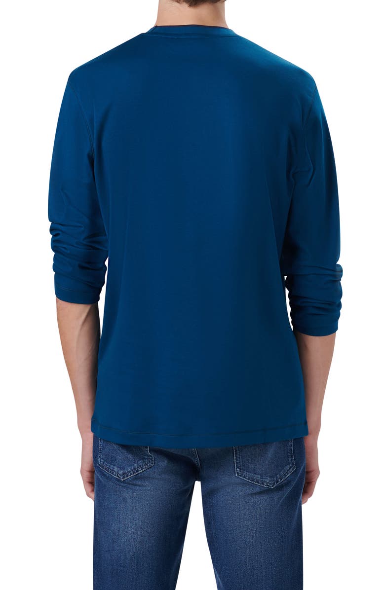 Bugatchi Solid Long Sleeve T-Shirt, Alternate, color,