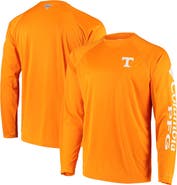 Columbia Men's Columbia Tennessee Orange Tennessee Volunteers Terminal Tackle Omni-Shade Raglan Long Sleeve T-Shirt