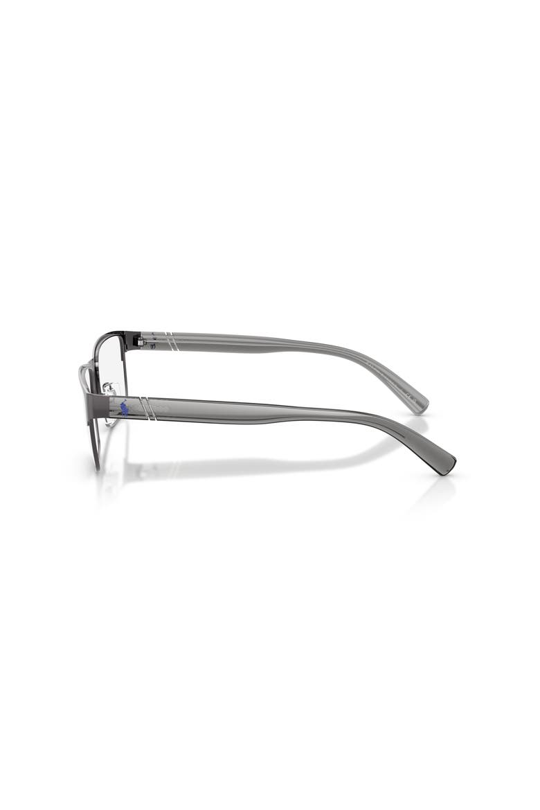 58mm Rectangle optical glasses, Alternate, color, Grey