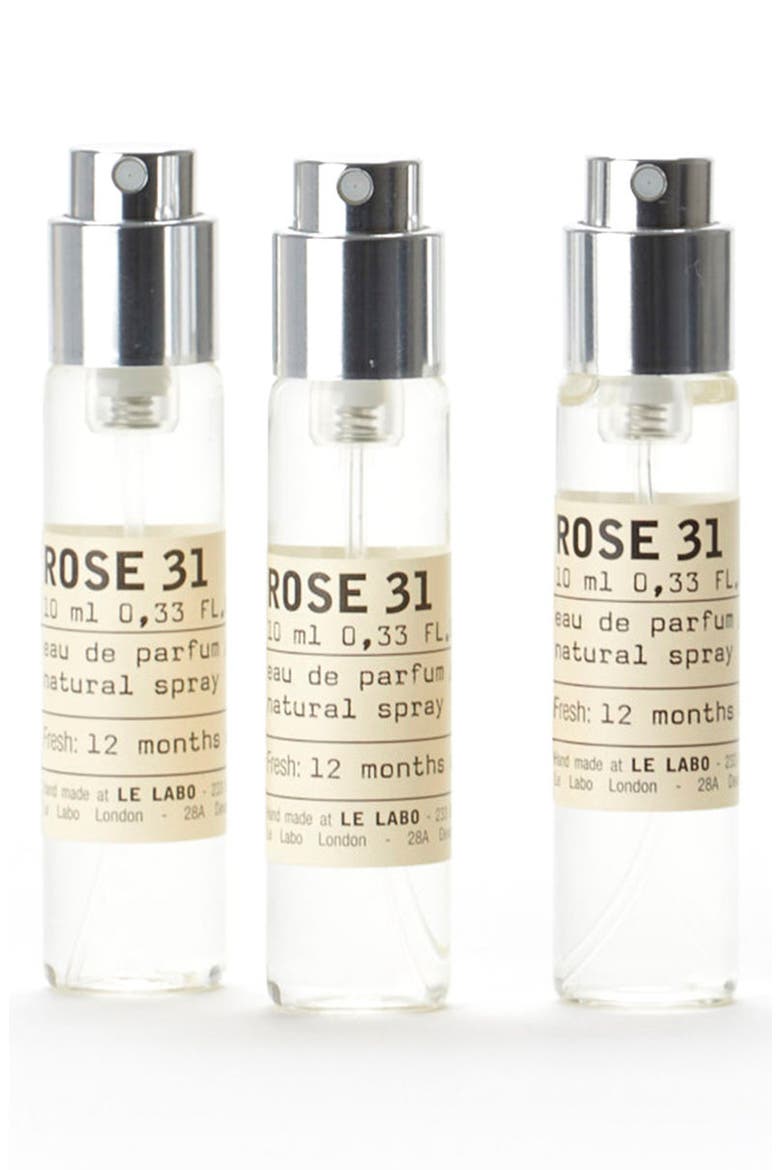 Rose 31 Eau de Parfum Travel Tube Refill Trio, Main, color, NO COLOR