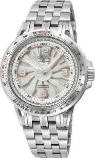 GEVRIL Wind Master Automatic Bracelet Watch, 44mm