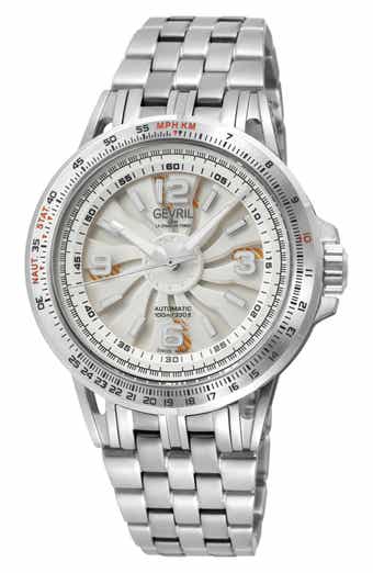 GEVRIL Wind Master Automatic Bracelet Watch, 44mm