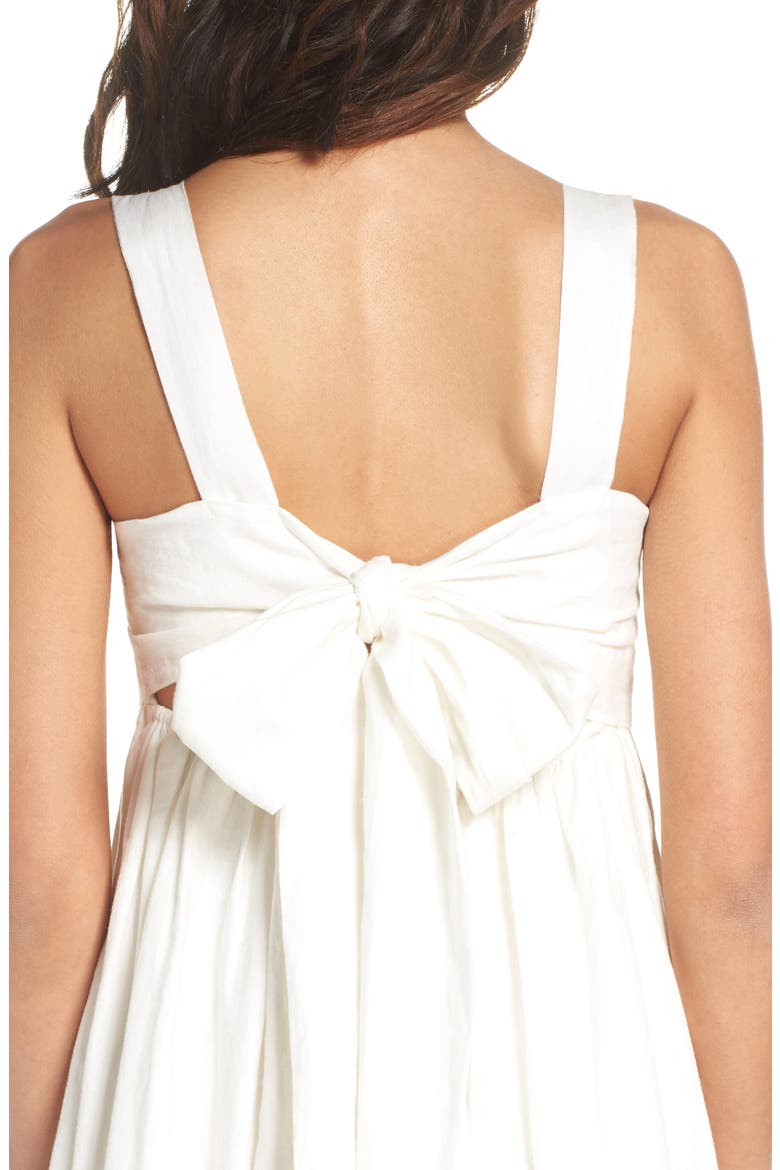 Forget Me Not Midi Dress, Alternate, color, WHITE