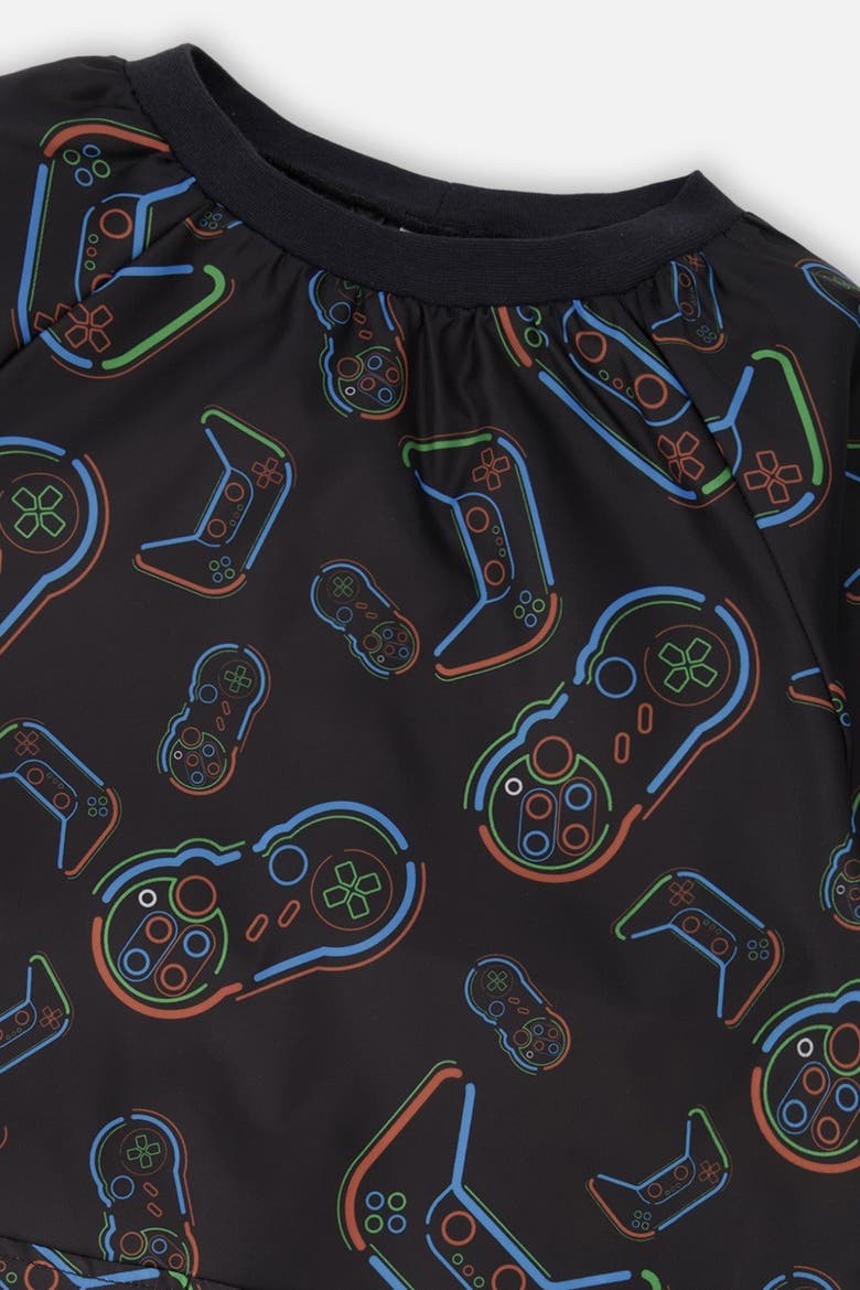 Controller Adventure Durable Protective School Apron, Alternate, color, Black Printed Controller