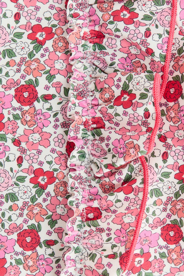 Swimsuit Upf 50, Alternate, color, Pink/floral