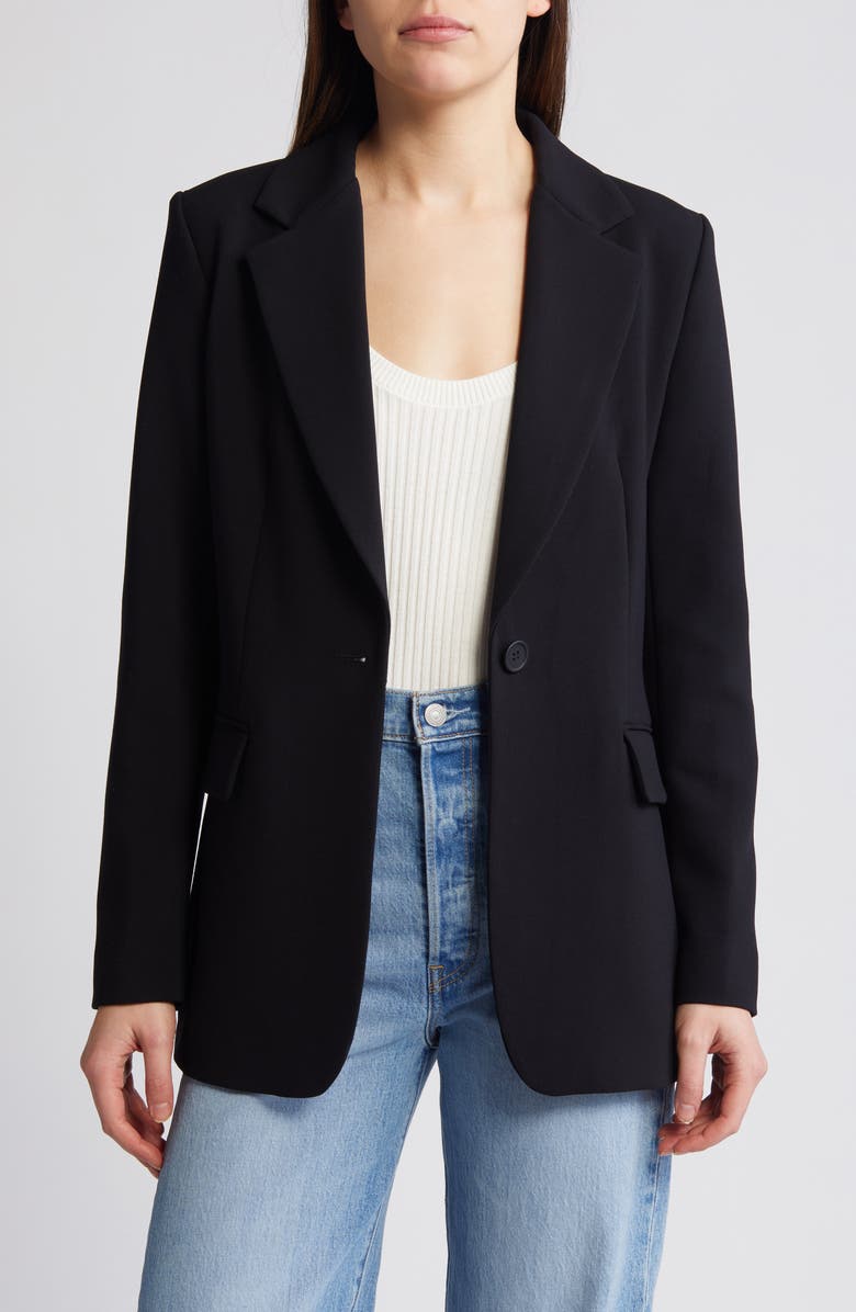 French Connection Whisper Single Breasted Blazer, Main, color, 