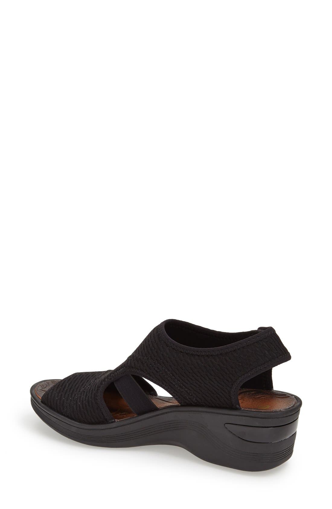 BZees 'Dream' Wedge Sandal, Alternate, color, 