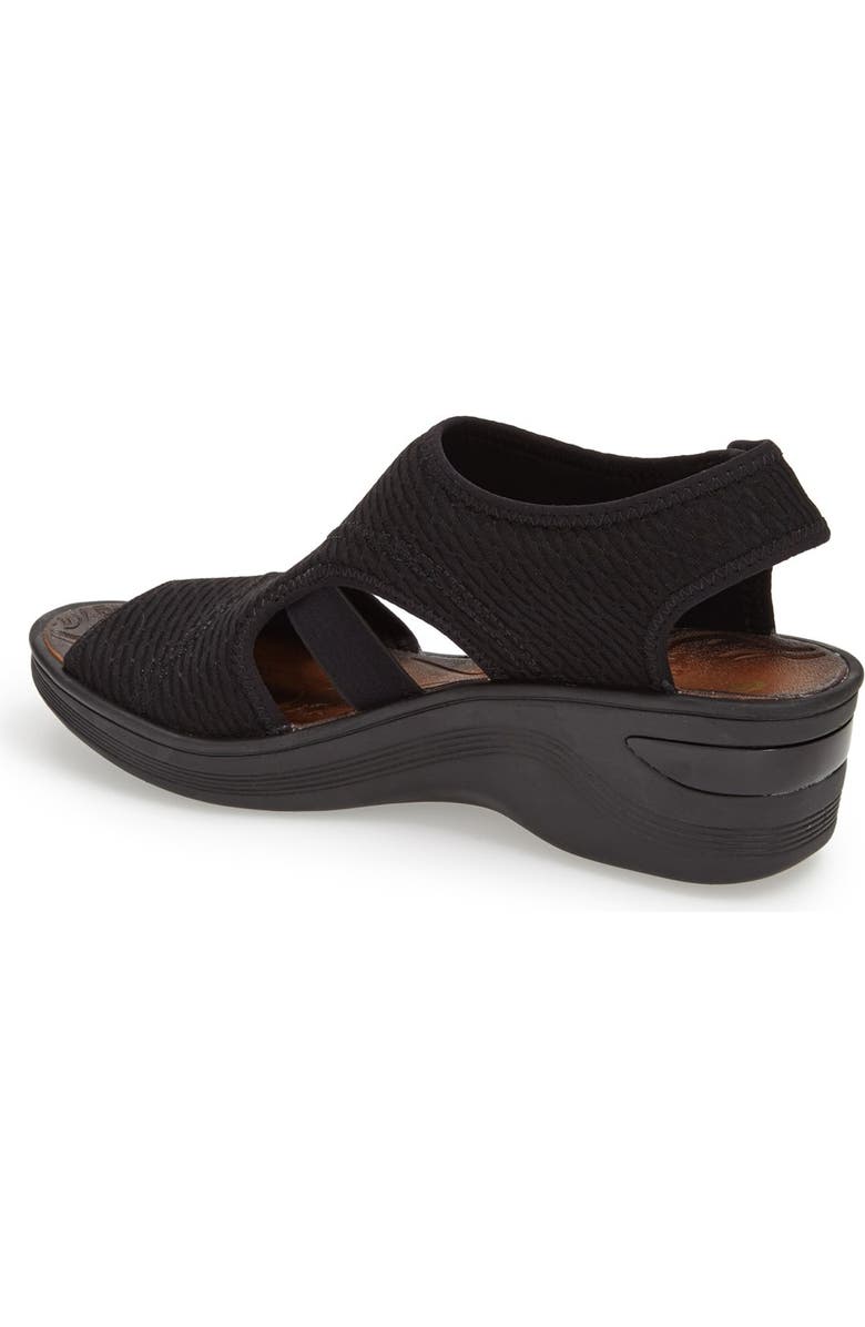 BZees 'Dream' Wedge Sandal, Alternate, color,