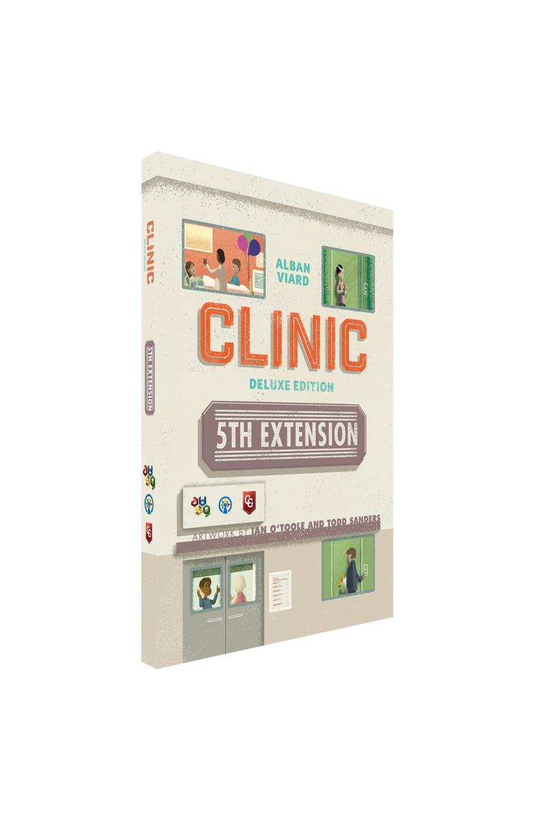 Capstone Games Clinic Deluxe Extension 5 Strategy Board Game Extension, 14 Players, Main, color, Multicolored