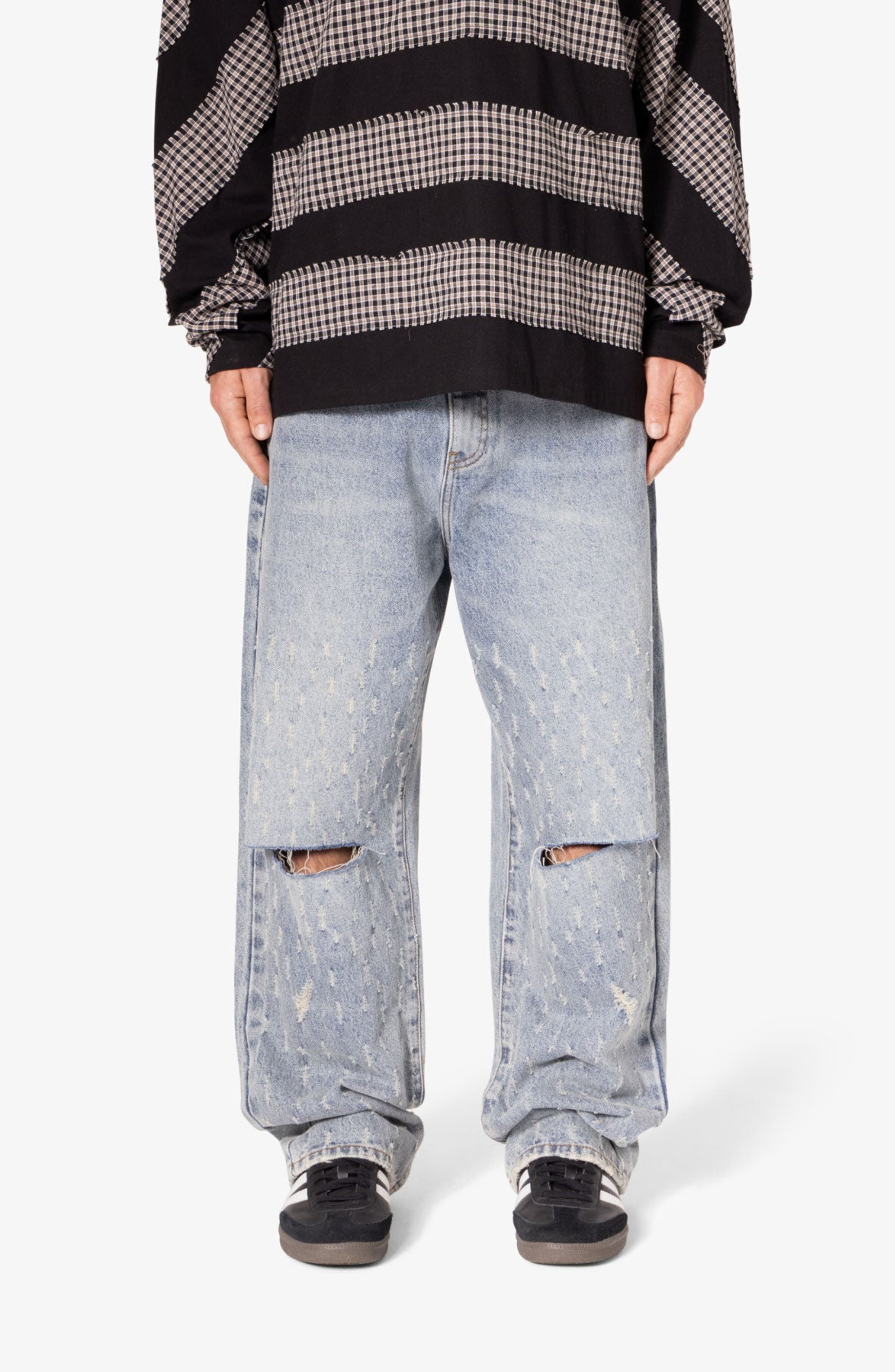 mnml Ultra Baggy Ripped Distressed Jeans (Men) | Nordstrom