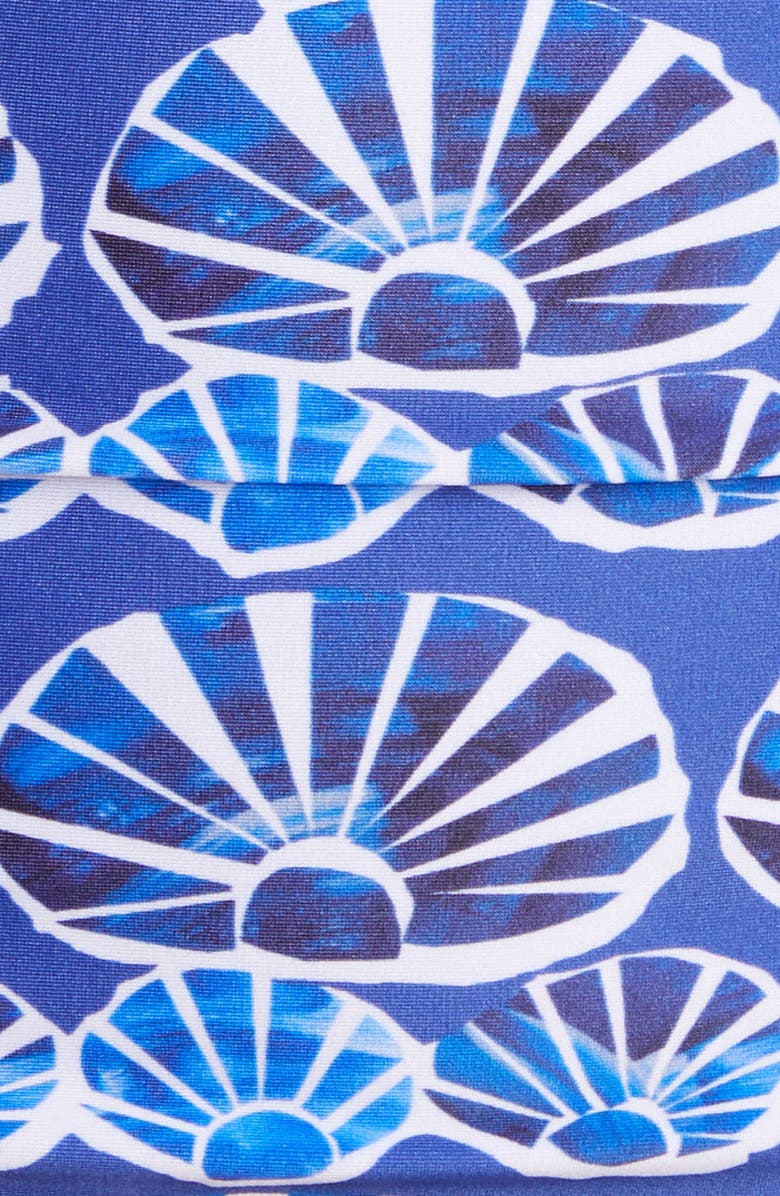 La DoubleJ Shell Print Reversible Bandeau Bikini Top, Alternate, color, 