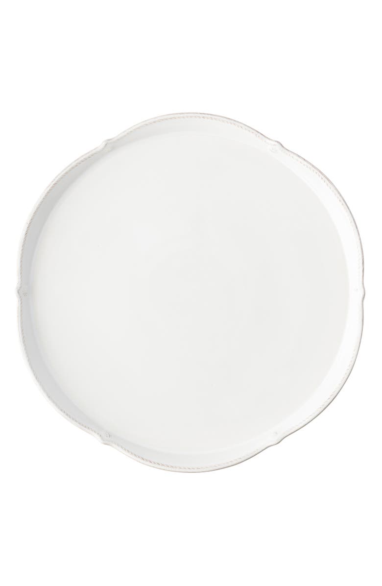 Juliska Berry & Thread Ceramic Cake Stand, Alternate, color, Whitewash