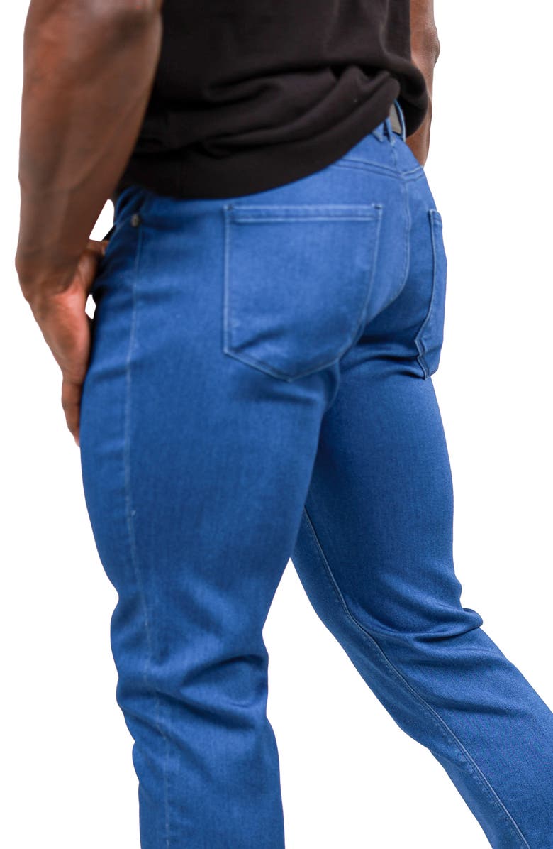 Maceoo Marthyr Stretch Skinny Jeans, Alternate, color, Blue