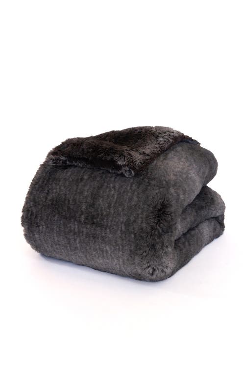 Sea To Me Blankets Alpine Abundance Faux Fur Throw Blanket in Grey Multi  product