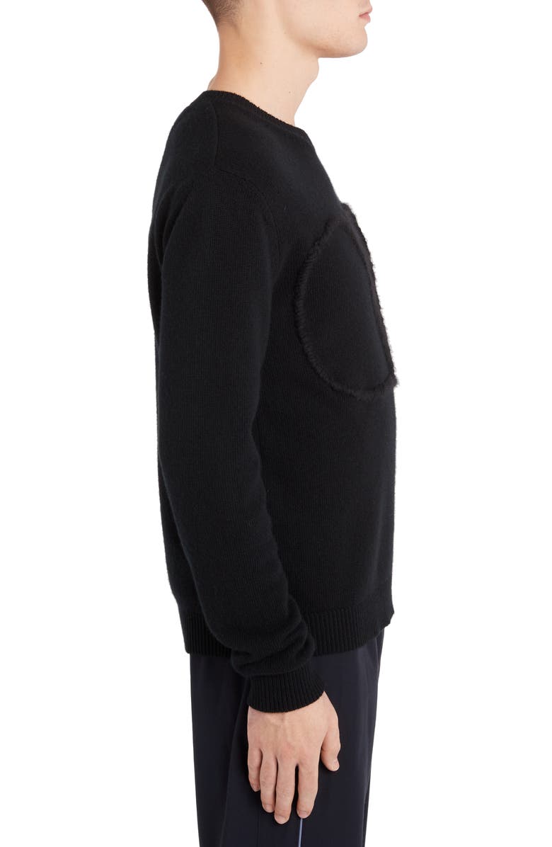Valentino VLOGO Crewneck Wool & Cashmere Sweater, Alternate, color,