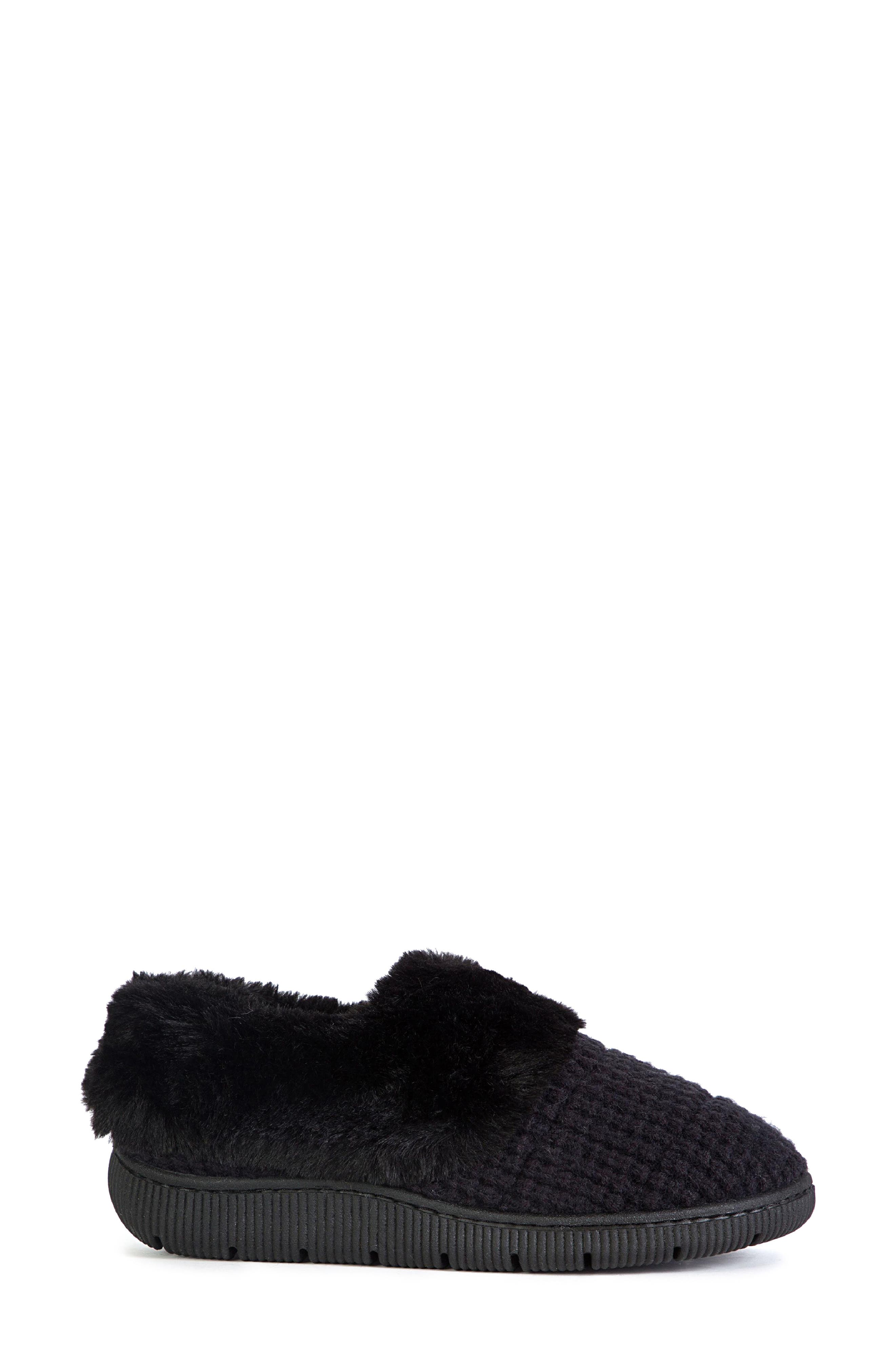 Baylor Slipper, Alternate, color, BLACK