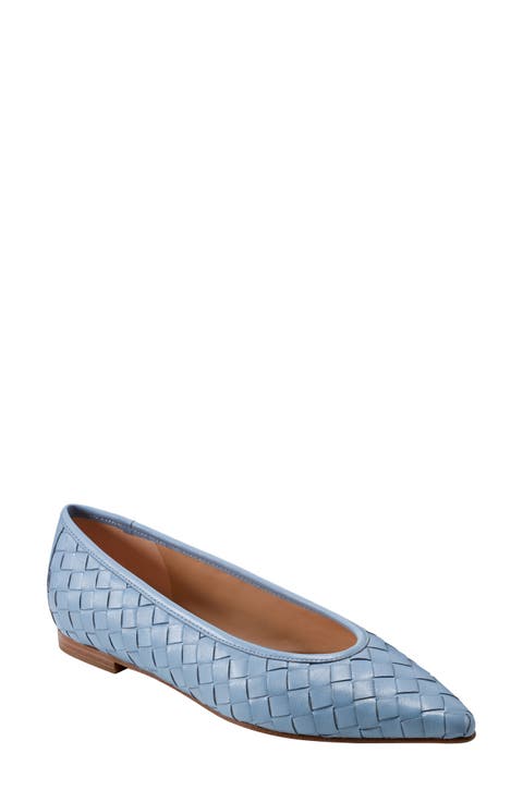 Damaria Pointed Toe Flat (Women)