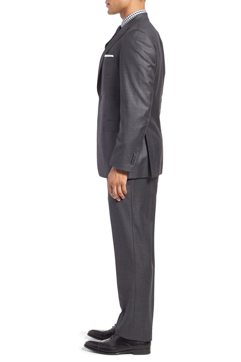 Beckett Classic Fit Solid Wool Suit, Alternate, color, CHARCOAL