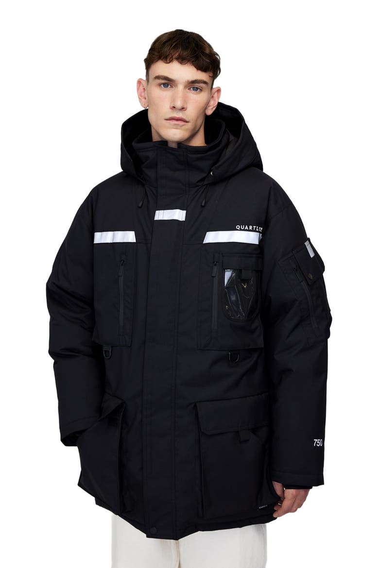 VOSTOK 3.0 | Hooded Down Expedition Jacket, Alternate, color, Black
