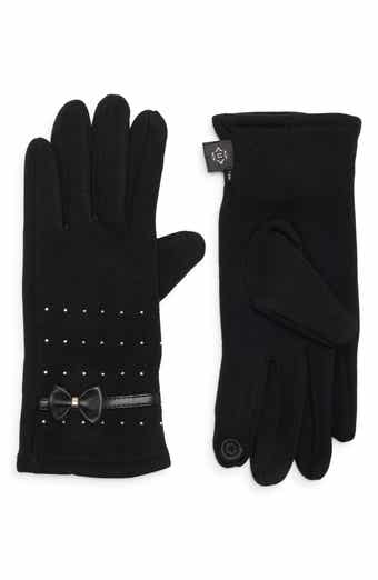 Nanette Lepore Studded Bow Gloves