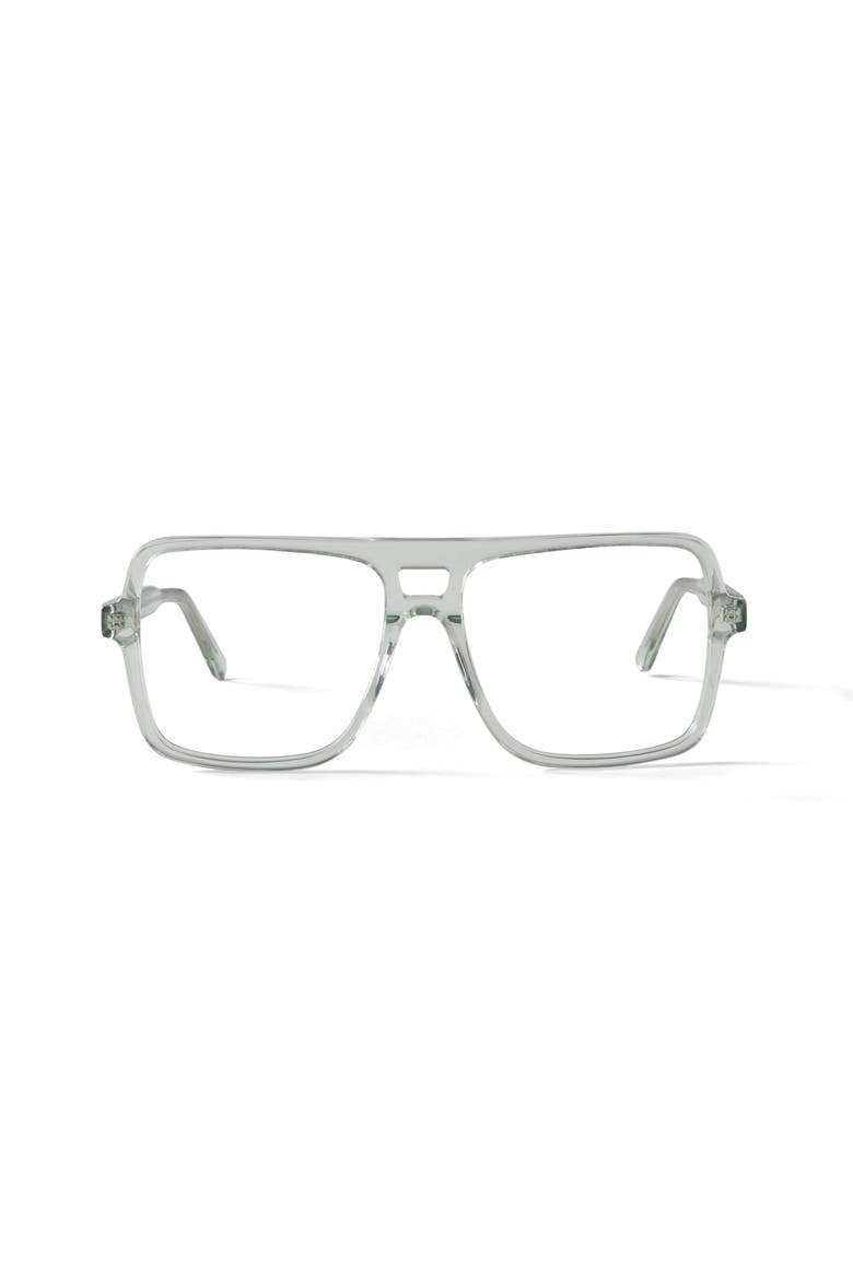 Dallas Blue Light Glasses, Main, color, Clear / Green