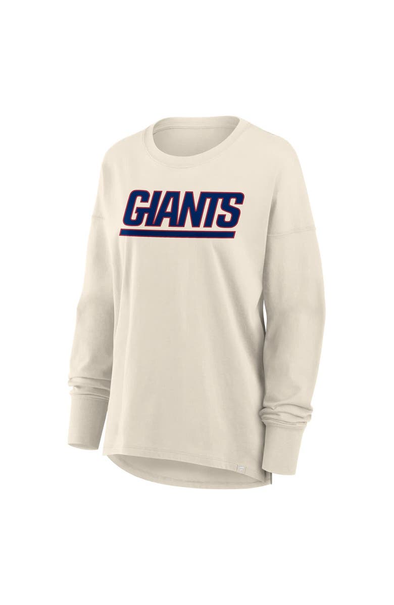 FANATICS Women's Fanatics Cream New York Giants Dove Legacy Long Sleeve T-Shirt, Alternate, color, Cream