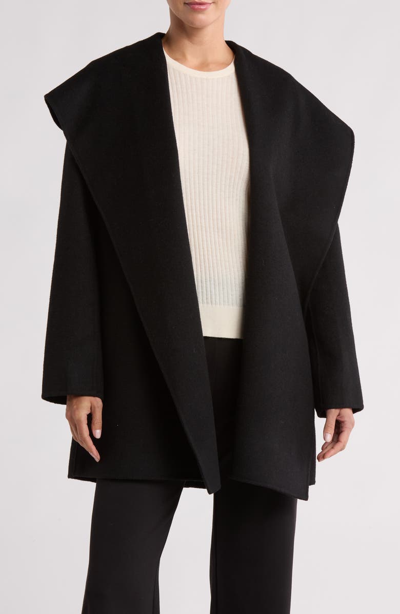 Vince Wool Blend Coat, Main, color, Black
