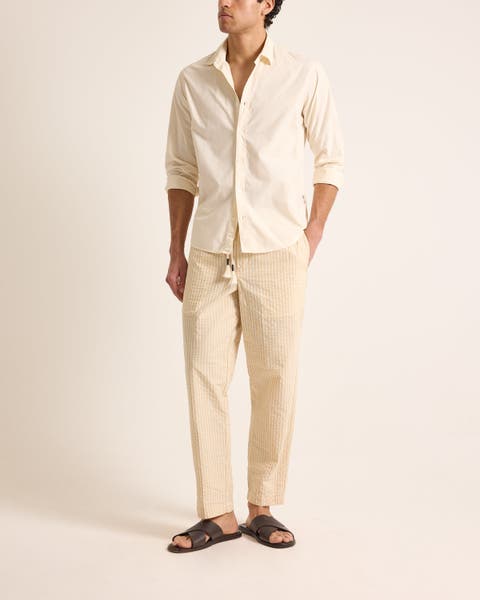 Sonoran Seersucker Relaxed Fit Seersucker Stripe Trousers