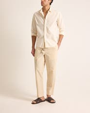 Orlebar Brown Sonoran Seersucker Relaxed Fit Seersucker Stripe Trousers
