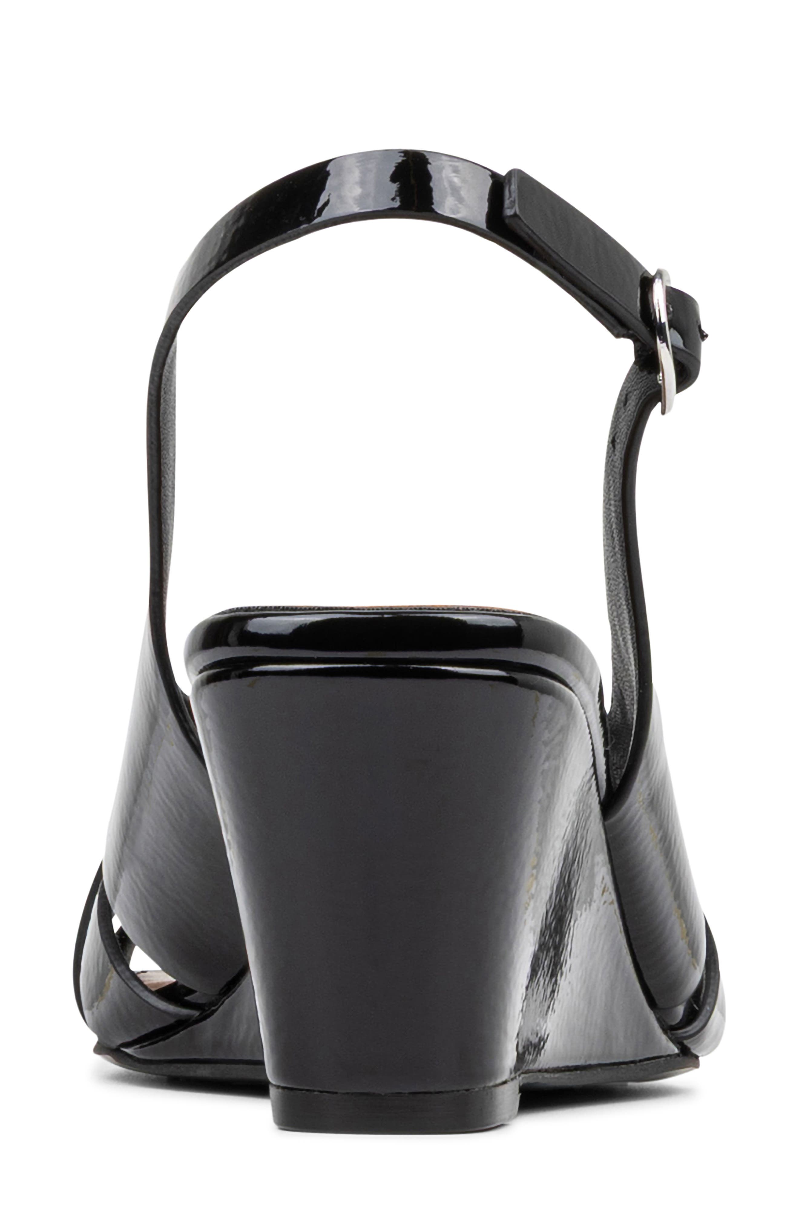 Donald Pliner Primm Slingback Wedge Sandal, Alternate, color, Black