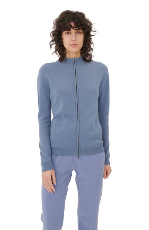 Essential Cashmere Full-Zip Cardigan